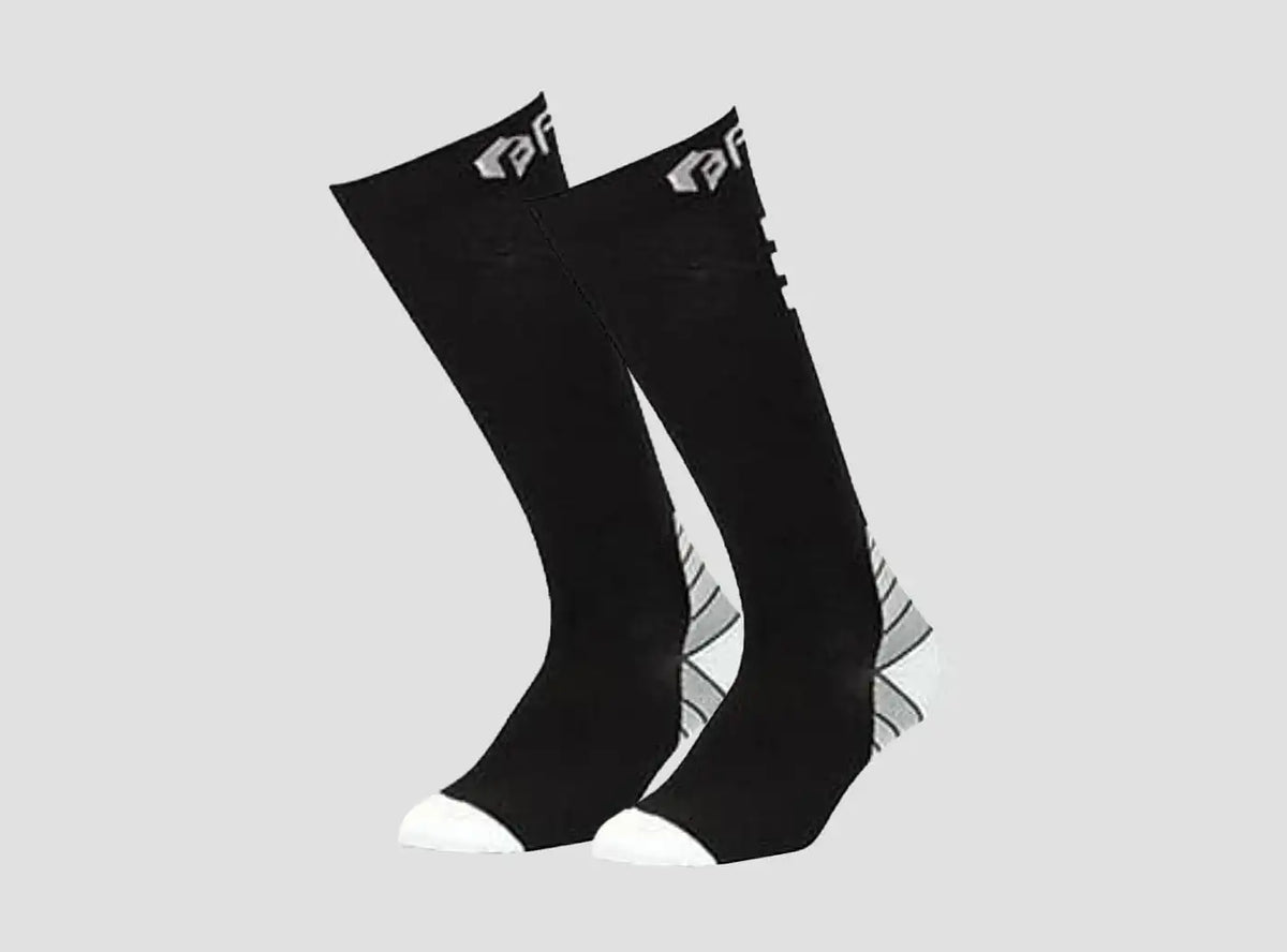 F FitVille Compression Socks (Unisex) - Moisture Wicking Arch Support for Running, Travel, Nurse & Recovery - Calf Muscle Pain Relief Hosiery